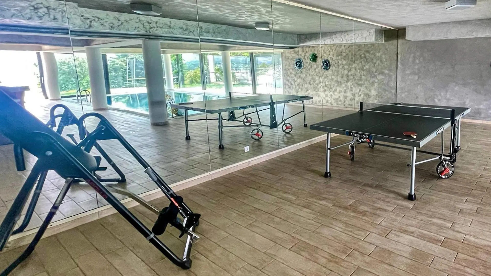 Wellness Villa Biocrystal With Heated Indoor Pool, Private Spa, Tennis Court And Fitness Hreljin
