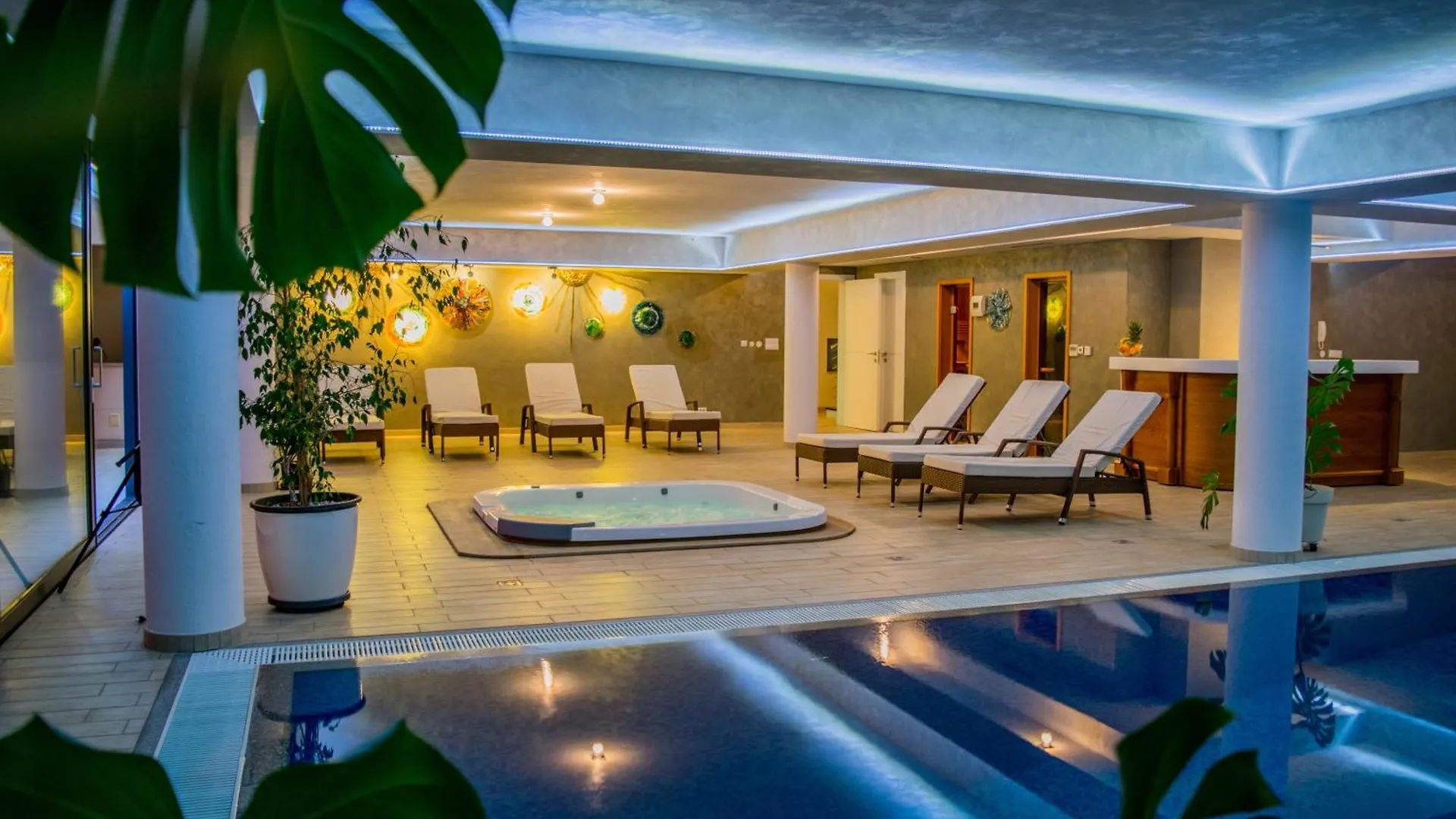 Wellness Villa Biocrystal With Heated Indoor Pool, Private Spa, Tennis Court And Fitness Hreljin